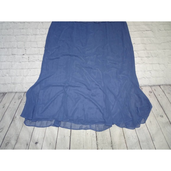 Alex Evenings Dress, Periwinkle, 18, Missing Scarf - Picture 5 of 6